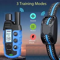 Appareil d'entraînement pour chien Dog God Trainer, télécommande ultra longue portée, affichage numérique intelligent, anti-aboiement, vibration, design pliable, ABS+PC