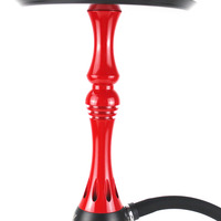 Usine de 55CM, vente en gros, Logo personnalisable, ensemble complet en alliage d'aluminium, fumée de narguilé à partir d'un seul trou