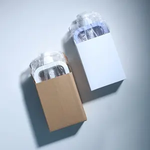 Vendita calda bottiglia di sapone liquido quadrato emulsione vestito Design unico ad alta capacità bianco 500ml lozione cosmetica bottiglia scatola bianca