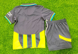 Pantalones cortos de camiseta de fútbol para niños Haaland Debruyne de alta calidad 2024/25 uniforme de fútbol Foden para niños y jóvenes <span class=keywords><strong>Ropa</strong></span> de futbol para bebés - Product Image 2