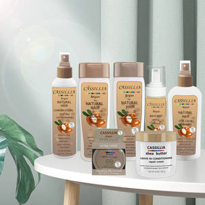 Popular juego de cuidado del cabello rizado para alejar el juego de champú temerario y suave - Product Image 2