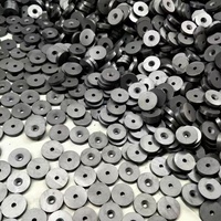 Anneau magnétique industriel en céramique noire haute performance en ferrite pour services de soudage, découpe et pliage