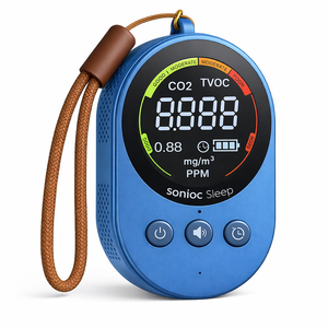 Dispositif portable de surveillance de l'environnement domestique intelligent avec affichage du niveau de gaz, rechargeable, pour intérieur - Fabricant - Product Image 1