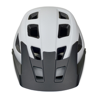 Casques de vélo de montagne pour adultes avec lumière LED rechargeable par USB et visière solaire pour le cyclisme en plein air, VTT, vélo de route