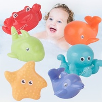 DADI jouet de bain en silicone pour bébé, mignon Animal marin OEM/ODM, pulvérisation d'eau