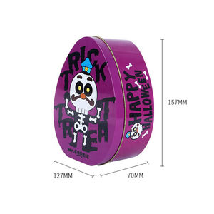 Aluminium-Schokoladen-Bonbon-Minzdose mit Offsetdruck für Lebensmittelaufbewahrung Halloween-Geschenkbox Kekse & Zucker - Großhandelspreis - Product Image 3