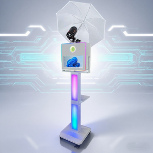 Dễ dàng thiết lập & miễn phí tùy chỉnh Logo Led ánh sáng 15.6 inch màn hình cảm ứng kiosk Selfie photobooth DSLR ảnh gian hàng - Product Image 1