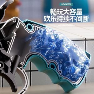 Pistola ad Acqua Revolver Giocattolo per Bambini Giochi Estivi da Spiaggia Pistola Automatica a Spruzzo d'Acqua in Plastica - Product Image 4