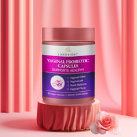 Complément Probiotique Féminin Végétalien pour Femmes avec Mélange V-Positiv pour l'Équilibre du pH et le Contrôle des Odeurs (60 Capsules/Flacon)