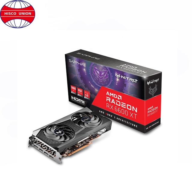 Original New in Stock for Sapphire NITRO+ Radeon RX 6600 XT 8GB GDDR6 16Gbps Memory Bus 128bit Graphics Card