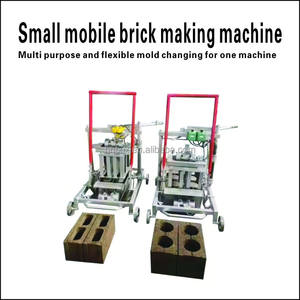 Автоматический ручной небольшой красный переработанный кирпич делая машину с формовкой и моторным цементным кирпичом - Product Image 5