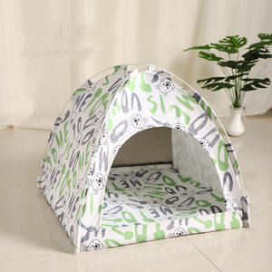 Tienda de campaña universal para mascotas Four Seasons-Almohadilla de refrigeración para perros y gatos, refugio plegable transpirable para gatos al aire libre - Product Image 6