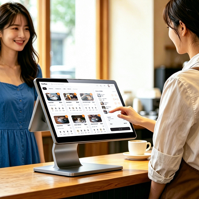 Factory Direct 15.6 Inch POS System Android 14 Optional Support Windows 11 Dual Screen for Retail Shop POS Machine