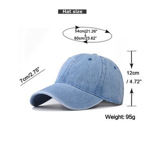 Gorra de Béisbol Clásica de Mezclilla, Estilo Deportivo Urbano, Gorra de Golf para Exteriores, Gorra Suave Tipo Dad Hat - Product Image 2