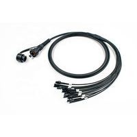 Câble à fibre optique tactique portable ODVA LC MPO blindé étanche 7,0 mm 200 m 300 m 500 m sur bobine pour FTTH