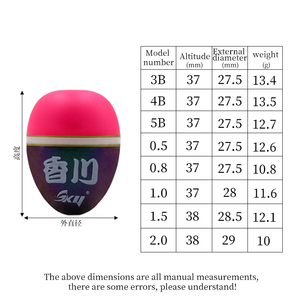 Bán Buôn Chống-Tác Động Đầy Màu Sắc Câu Cá Nổi Sycamore Gỗ Nhân Tạo Mùa Xuân Bobber Câu Cá Bobbers Nổi Cá Thức Ăn Máy - Product Image 5