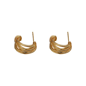 Orecchini Unici ed Eleganti in Seta Intrecciata Stile Europeo e Americano per Donne - Product Image 5