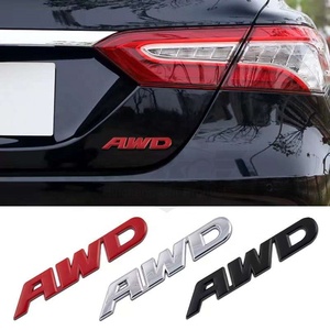 Emblema 3D in Metallo AWD, Adesivo per Bagagliaio e Parafango per Honda Civic, Accord, Odyssey, Elysion, CRV, Mazda, Toyota, <span class=keywords><strong>Volvo</strong></span> - Product Image 5