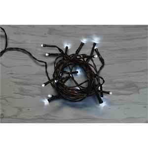 20 LUMIÈRES DE NOËL FIXES BLANC FROID À 20 LED AVEC TRANSFORMATEUR 3+1.5MT - Product Image 1