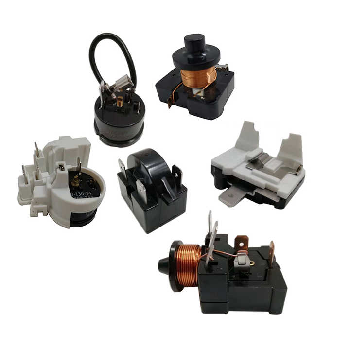 source ic-4冰箱冷冻压缩机4针ptc启动继电器通用继电器零件 on m.