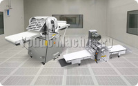 Machine commerciale semi-automatique de raccourcissement de rouleau de pâte de croissant de pain de table laminoir de pâte de pâtisserie pour l'usage à la maison de restaurant