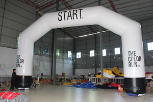 Arco Inflable Blanco de Venta Caliente para Eventos Publicitarios Comerciales al Aire Libre - Product Image 3
