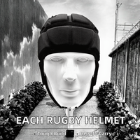 Casque de rugby de style britannique, chaque matériau EVA, protection modulaire souple pour la tête, casque de gardien de but, équipement d'entraînement pour le crash, le lancer et le terrain