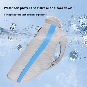 Rompi Pendingin Anjing Tahan Panas Musim Panas, Mantel Pendingin Hewan Peliharaan yang Bernapas Model BL-695 untuk Penggunaan di Luar Ruangan - Product Image 2