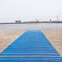 Alfombra de Playa Portátil y Resistente a los Rayos UV, Fabricada en Poliéster, con Diseño Enrollable para un Camino Accesible