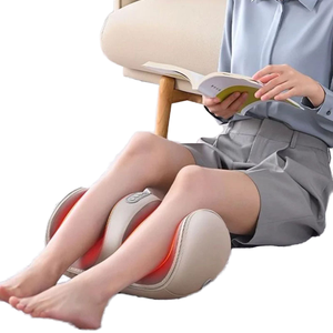 LEMESY China Electric Roller Shiatsu <b>Vibration</b> Air Pressure Foot and Calf Massager with Timing <b>Control</b> PU Material Model Z01 - Product Image 1