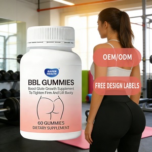 Gomitas para el Crecimiento de Glúteos OEM ODM, para Esculpir Curvas, Levantar y Reafirmar los Glúteos, Suplemento para Moldear el Cuerpo Femenino - Product Image 1