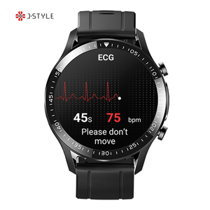 Jstyle 2051E Montre intelligente grand écran Amoled avec ECG PPG Moniteur <span class=keywords><strong>de</strong></span> pression artérielle et <span class=keywords><strong>de</strong></span> fréquence cardiaque Montre intelligente <span class=keywords><strong>de</strong></span> sport étanche IP68 - Product Image 1