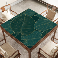 Nouveau Tapis de Table Carré Chinois Épais, Silencieux, Anti-Brûlure et Anti-Poussière pour Mahjong, Guandan, Poker, Table de Mahjong et Jeux Domestiques
