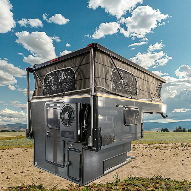 Truck Camper Trailer Travel caravan Rv Truck Camper Expedition Vehicle Aluminum Travel Trailer