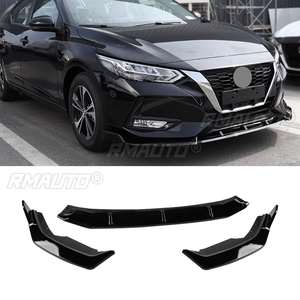 Front Bumper Lip Lower Chin Modified Exterior Part Decoration Tuning Accessories <b>Splitter</b> for Nissan Sentra Sylphy 2020-2022 - Product Image 1
