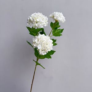 Spray di <span class=keywords><strong>Viburno</strong></span> Artificiale Rosa a 3 Teste di Alta Qualità, Effetto Realistico, per Decorazioni Eventi - Product Image 6