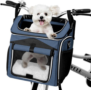 Panier de vélo <span class=keywords><strong>pour</strong></span> <span class=keywords><strong>chien</strong></span> <span class=keywords><strong>Sac</strong></span> à <span class=keywords><strong>dos</strong></span> de transport <span class=keywords><strong>pour</strong></span> animaux de compagnie extensible et pliable avec bandes réfléchissantes <span class=keywords><strong>Sac</strong></span> de voyage portable <span class=keywords><strong>pour</strong></span> animaux de compagnie sûr et facile - Product Image 1