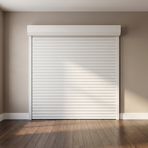 Système de Protection Contre les Tempêtes Homologué Ouragan <span class=keywords><strong>pour</strong></span> Bâtiments Commerciaux: <span class=keywords><strong>Porte</strong></span> à Enroulement et Fenêtre à Lamelles en Aluminium Résistant au Vent - Product Image 3