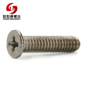 M4 M5 <span class=keywords><strong>M6</strong></span> DIN 965 <span class=keywords><strong>Vis</strong></span> à tête fraisée à empreinte cruciforme Boulons à tête plate en acier inoxydable <span class=keywords><strong>m6</strong></span> - Product Image 6