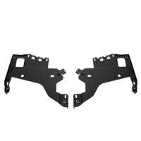 Paire de supports de phares noirs pour Chevy Corvette C5 1997-2004 Ensemble complet gauche et droite