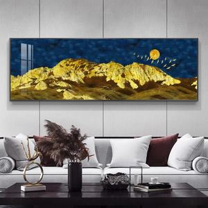 Decoración de Hogar de Lujo, Pintura de Porcelana de Cristal de Alta Definición, Decoración del Hogar, Pintura LED Abstracta, Murales de Paisajes - Product Image 3