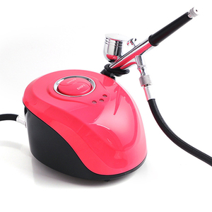 Kit d'aérographe ABS Portable professionnel Mini <span class=keywords><strong>compresseur</strong></span> Machine Piston cuivre matériel pour gâteau décoration peinture pâtisserie cuisson - Product Image 4