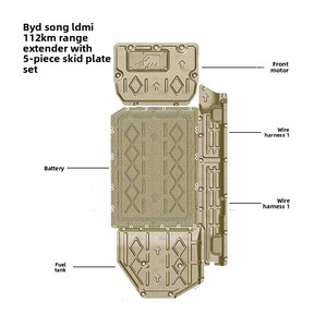 Placa Protectora de Chasis Serie Nueva Energía, Armadura Inferior Resistente al Desgaste y a Impactos, Juego de Cinco Piezas para BYD Song L - Product Image 1
