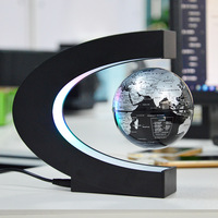 Globo Terráqueo Magnético de Levitación, Regalo Creativo para Oficina, Decoración de Escritorio con Luz