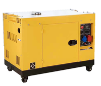 Générateur diesel à prix d'usine, super silencieux, refroidissement par air, 2 cylindres, 9,5 kW, 10,5 kW