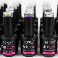 Produits pour l'art des ongles, vernis gel coloré 15 ml, vernis à ongles, logo personnalisé OEM, lampe UV LED, vernis gel pour la vente en gros