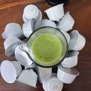สำหรับเครื่องชงชา <span class=keywords><strong>Dolce</strong></span> <span class=keywords><strong>Gusto</strong></span> แบบแคปซูล ชาเขียวมัทฉะสำเร็จรูป รสผลไม้และถั่ว ผสมน้ำตาล ช่วยลดน้ำหนัก ชาเขียวมัทฉะแบบพิธีการ สดใหม่ บรรจุ 16 แคปซูลในกล่อง - Product Image 3
