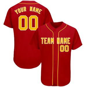Jersey de béisbol con impresión por sublimación y botones personalizados al por mayor - Product Image 5