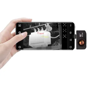 กล้องภายนอกขนาดเล็ก301 hti 384*288 IR Android Phone iOS ถ่ายภาพความร้อนสำหรับสมาร์ทโฟน