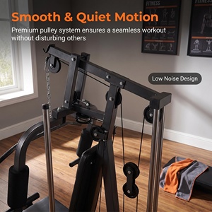 Appareil d'entraînement multifonctionnel : Lat Pulldown, Extension des jambes, Presse pectorale – Équipement de musculation pour la maison - Product Image 2